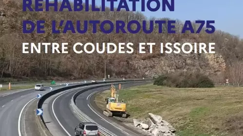 RÉHABILITATION  DE L’AUTOROUTE A75 ENTRE COUDES ET ISSOIRE